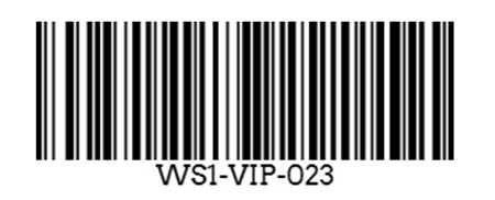 Event badge barcode Čárový kód odznaku události