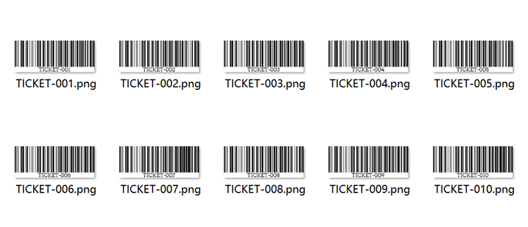 batch barcodes šaržové čárové kódy