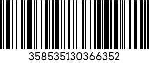 Čárový kód IMEI Example