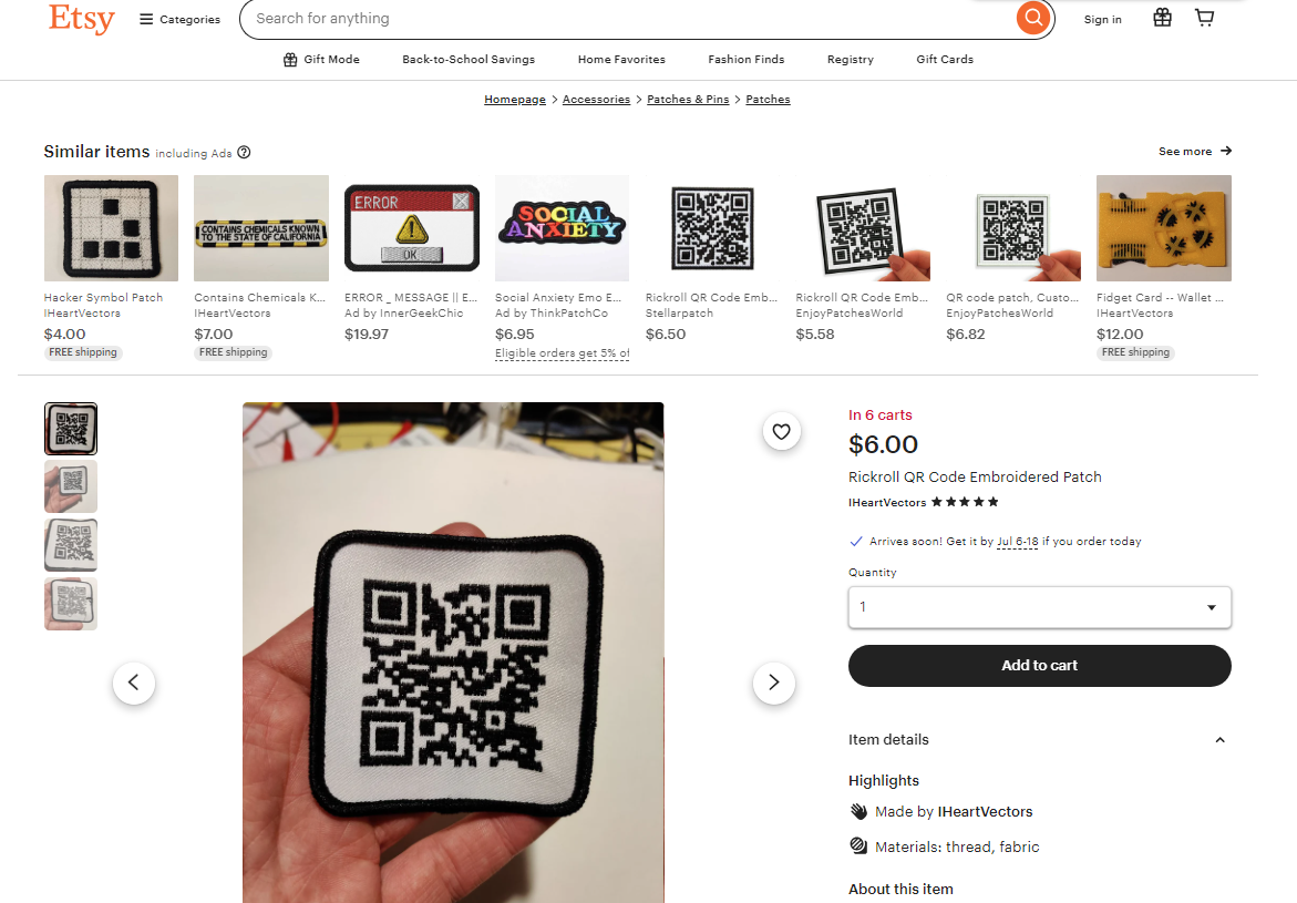 vyšívaný qr kód rick roll z Etsy.png