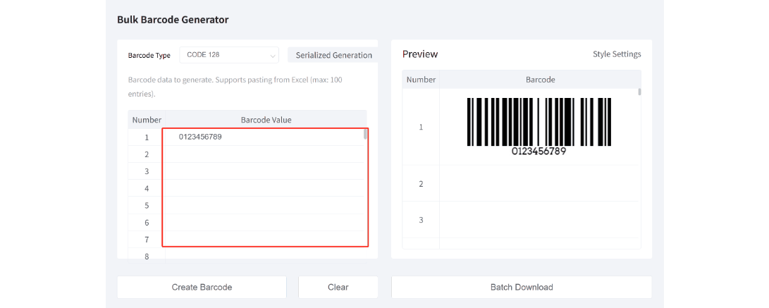 bulk barcode generation.gif hromadné čárové kódy generace.gif
