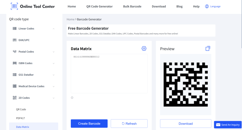Erate UID Data Matrix k&oacute;d
