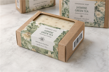 handmade soap with barcodes ručně vyrobené mýdlo s čárovými kódy