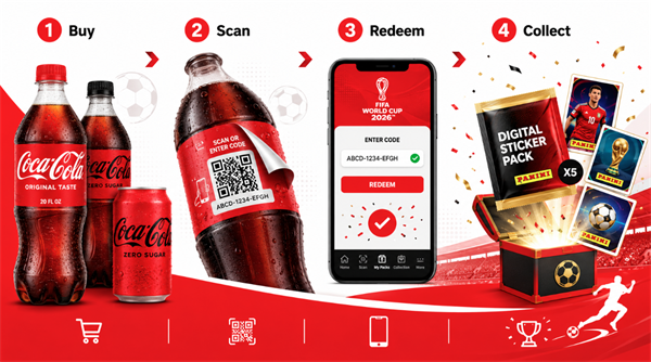 skenovat a vykoupit Coca Cola FIFA 2026 k&oacute;d