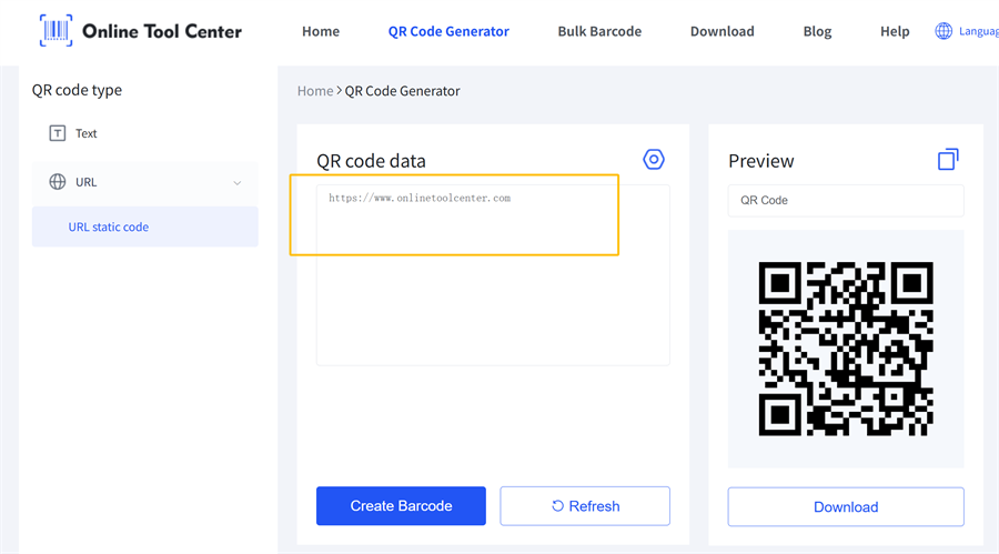 vytvořit QR k&oacute;d