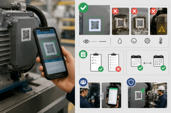 tipy pro inspekci zař&iacute;zen&iacute; s QR k&oacute;dem
