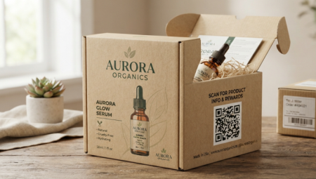 QR k&oacute;d na bal&iacute;čku produktu